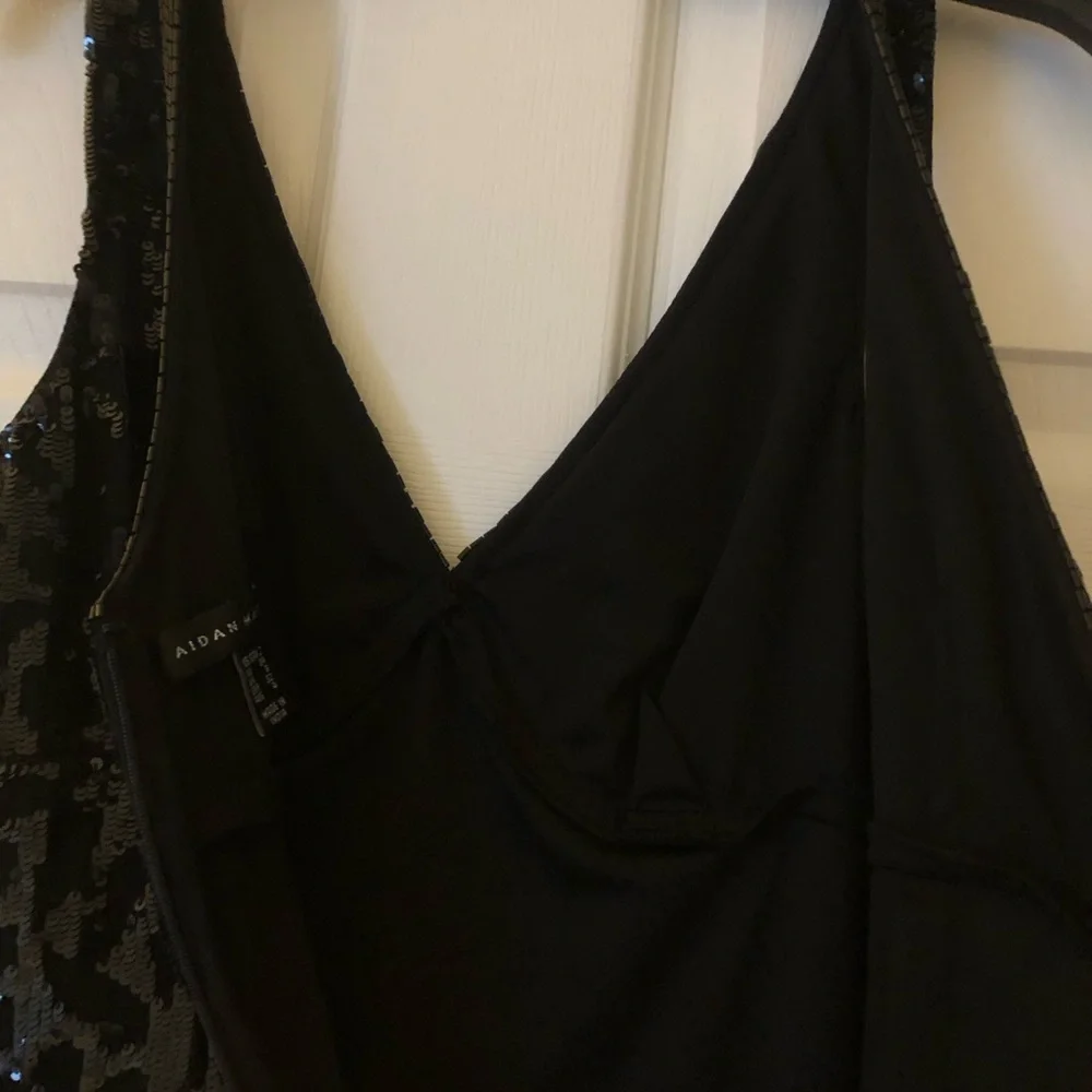 Sequin Mini Dress cocktail beaded v neck sleeveless party sexy prom wedding - Picture 13 of 15